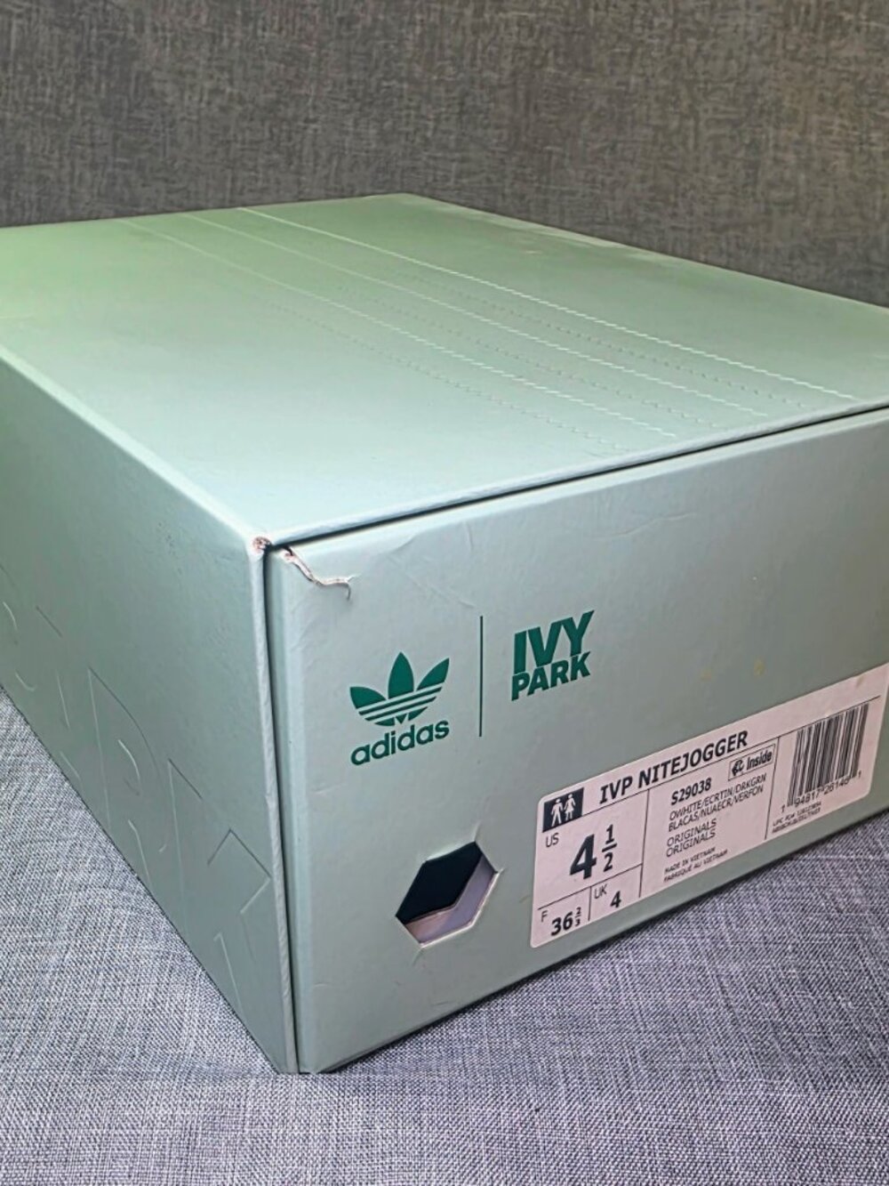 Adidas x Ivy Park Nite Jogger  Sneakers Size 4.5 wIth Original Box - Picture 8 of 9